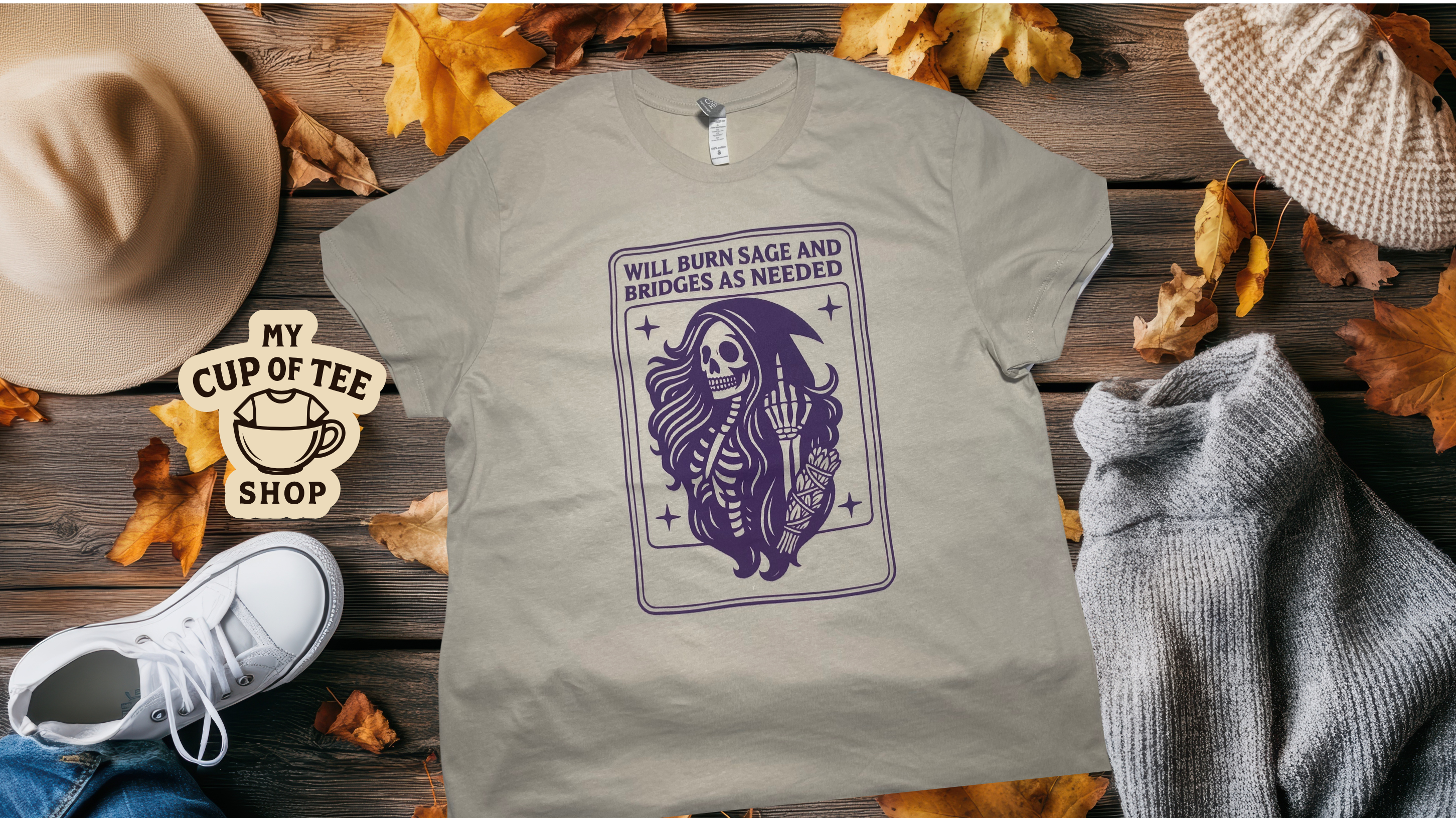 Mystic Fire Tee – Sage & Bridges Edition